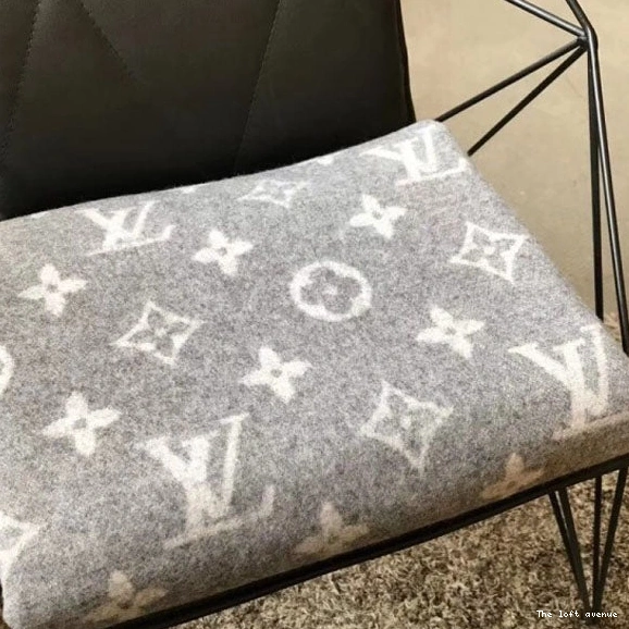 THROW LV GREY CUSTOM BLANKET 0713